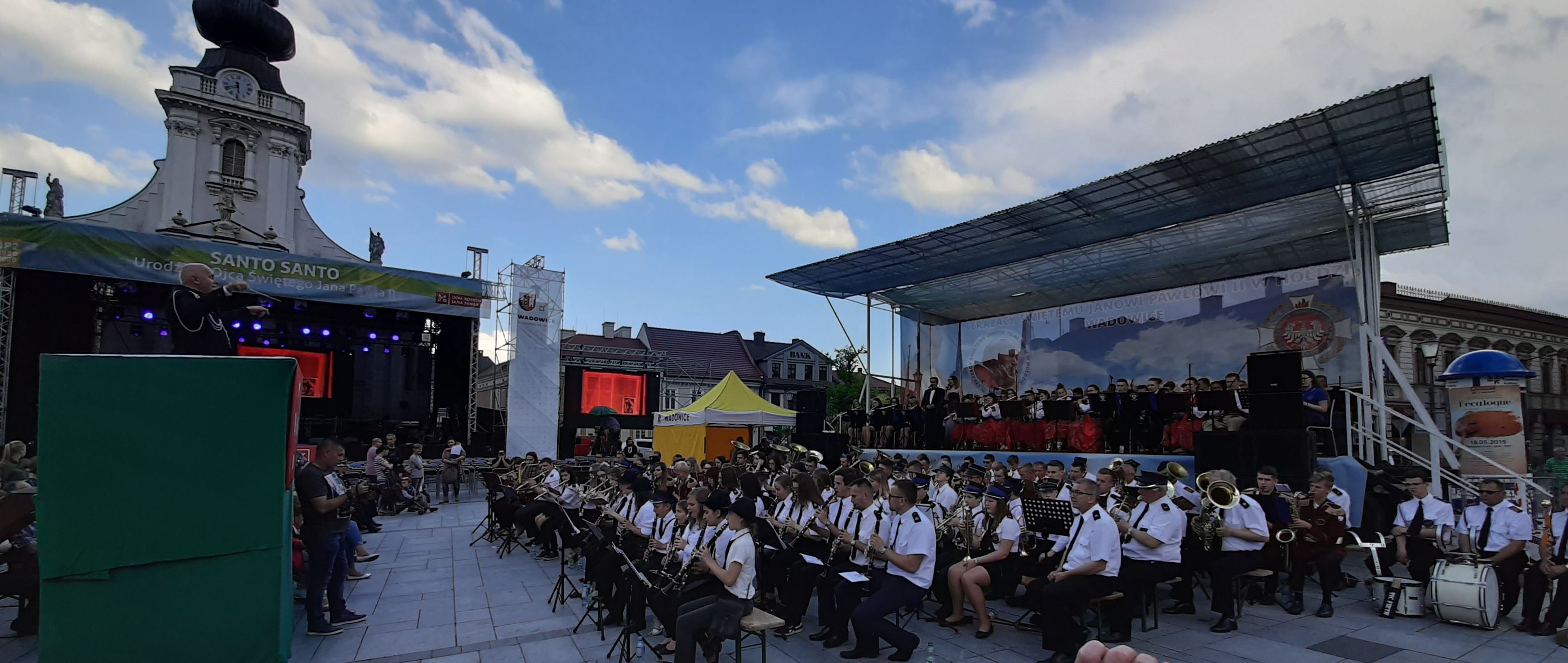 Koncert orkiestr strażackich w Wadowicach