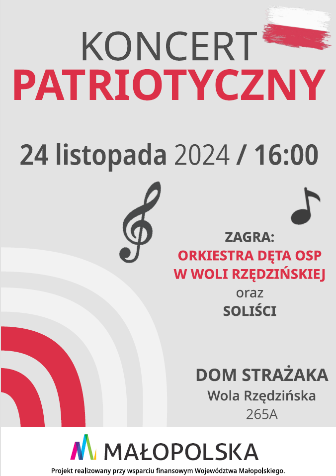 Listopadowy koncert patriotyczny